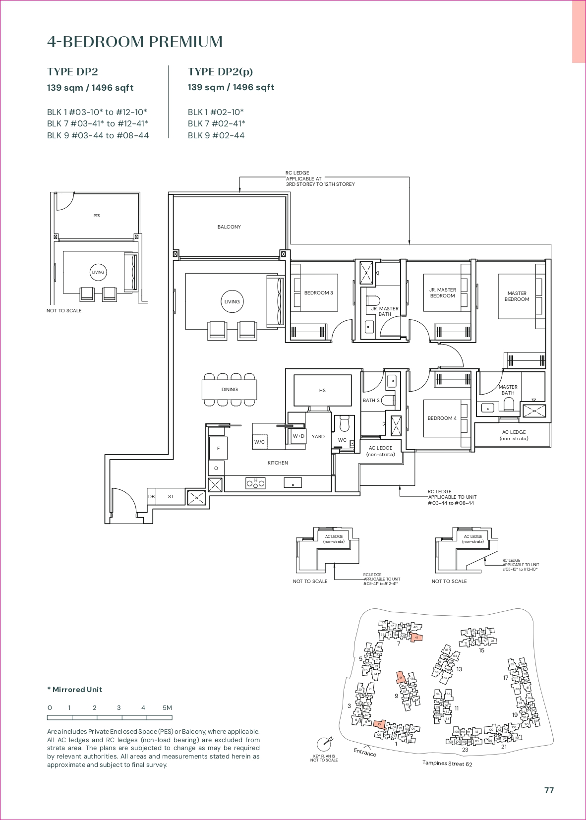 Parktown Residence 4 Bedroom Premium Floor Plan