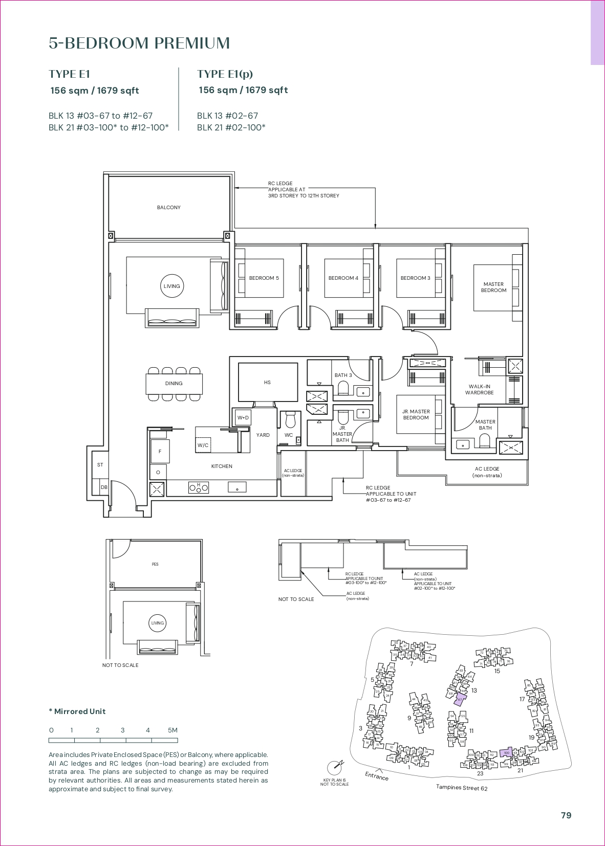 Parktown Residence 5 Bedroom Premium Floor Plan